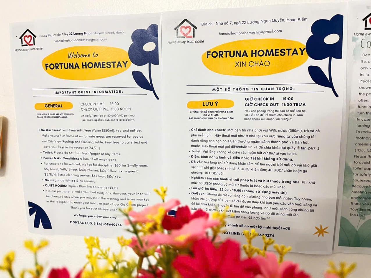 Fortuna Homestay 하노이 외부 사진